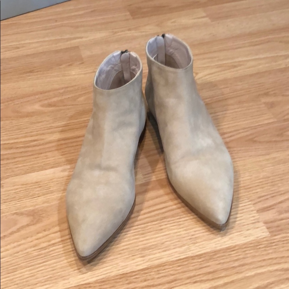 Miu Miu suede ankle boots